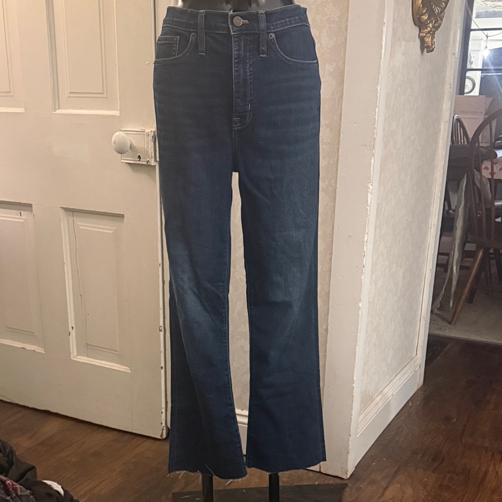 J. Crew Factory Dark Blue Boot Cut Jeans